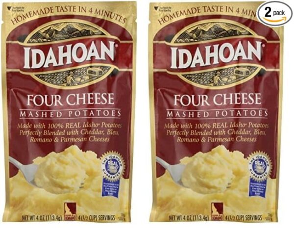 Idahoan Real Premium Mashed Potatoes, 3.25lb Carton (65 Servings)