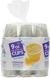 Member's Mark Clear Plastic Cups (9 oz., 264 ct.)